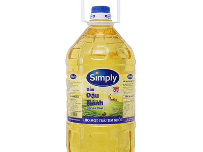 Dầu Đậu Nành Simply Nguyên chất 100% Chai 5L